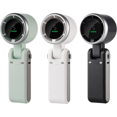 Portable Handheld Mini Fan, Foldable Powerful Winds Turbo Fan image