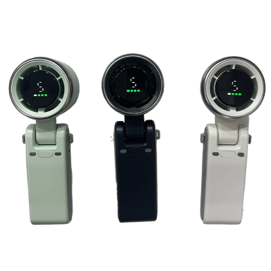 Portable High-Speed Turbo Handheld Fan With LED Display - Rechargeable image