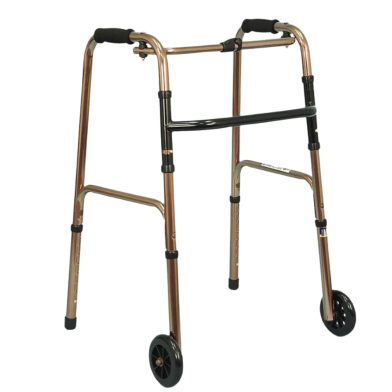 Portable Lightweight Height Adjustable Foldable Walker for Adults and Elderly image