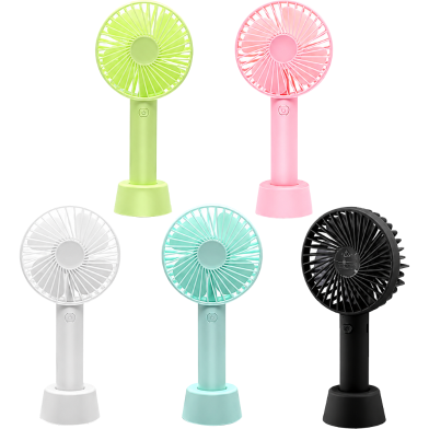 Portable Mini Rechargeable Travel Fan (Any Colour) N10 image