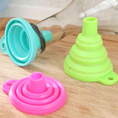 Portable Mini Silicone Collapsible Funnel image