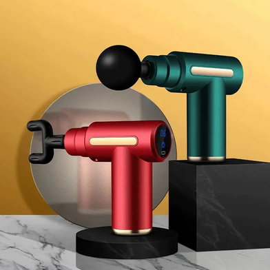 Portable Multifunction Deep Muscle Heat and Cool Massager Gun Compact Cold Hot and Mini Heat Massage Gun Slide 2