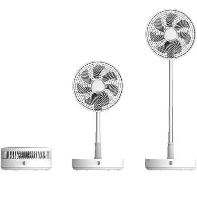 Portable P10 10800mAh Folding Fan USB Remote Control Air Cooler image