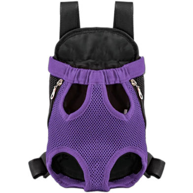 Portable Pet Carrier Backpack, Adjustable Pet Front Cat Dog Carrier Bag Multicolour image