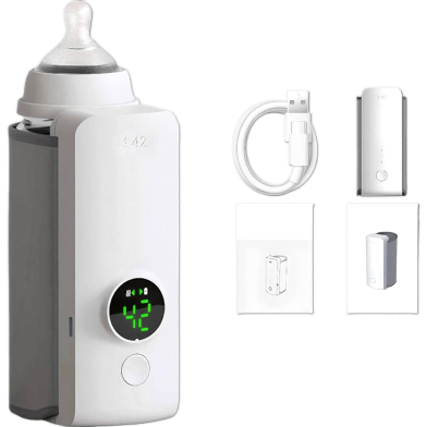 Portable Rechargeable Baby Bottle Warmer with Digital image
