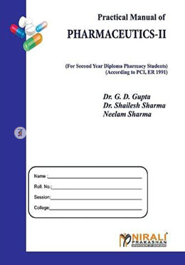 Practical Manual of PHARMACEUTICS--II