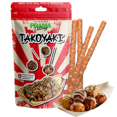 Prama Delicacy Snack Takoyaki Dog Treat 50 gm image