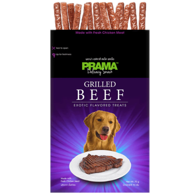 Prama Dog Treat Grilled Beef 70 gm image