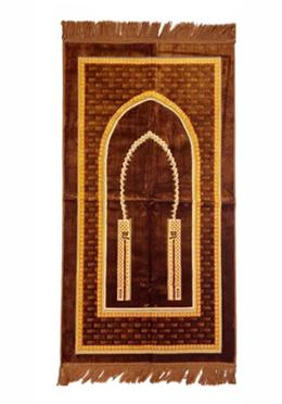Masjid Comfort Jaynamaz for Prayer - Clay Brown (Any design) image