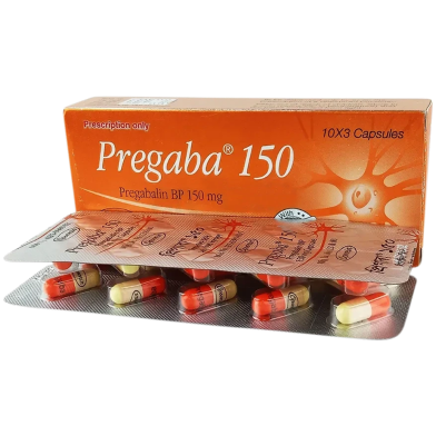 Pregaba 150mg Capsule 10s Strip image