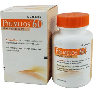Premelos 60 mg Capsule 100's Strip image