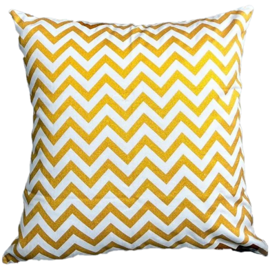 Agrey Hometex Premium Cotton Cushion Cover Gold Sparkle 14x14 Inch image