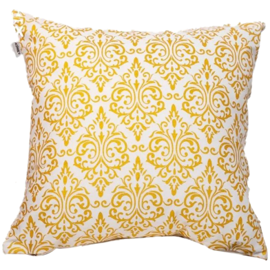 Agrey Hometex Premium Cotton Cushion Cover Gold Sparkle 14x14 Inch image