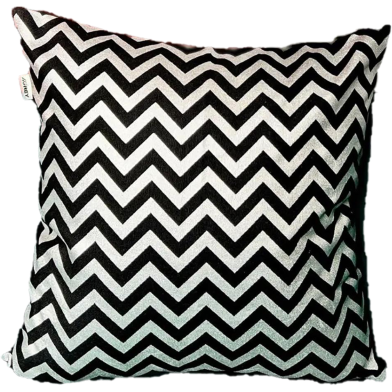 Agrey Hometex Premium Cotton Cushion Cover Silver Sparkle 18x18 Inch image