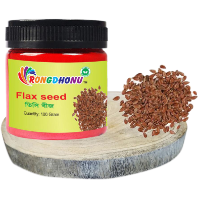 Premium Flaxseed (Tishi Bij) Flax Seed - 100 gm image