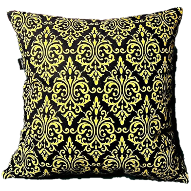 Agrey Hometex Premium Gold Sparkle Cushion Cover 14x14 Inch image