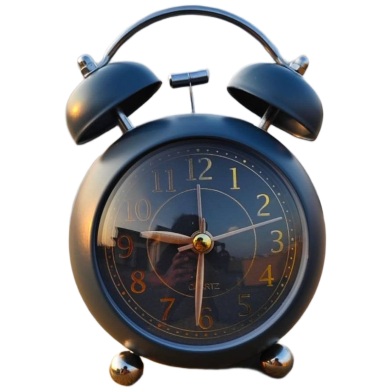 Premium Metal Twin Bell Loud Alarm Clock For Heavy Sleepers image