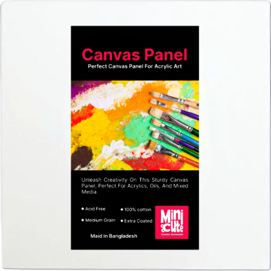 Premium Minicute Canvas Panels (6x6) – 4 Pcs Pack image