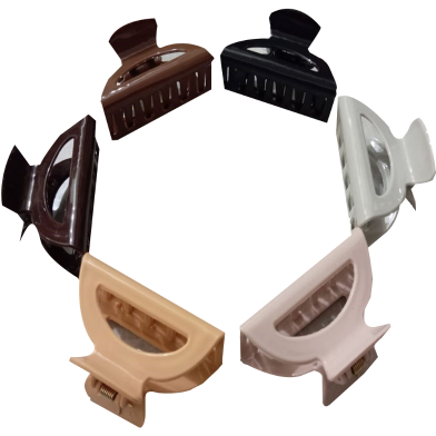 Premium Quality 2 Pcs Hair Clip Band For Girls and Women Nonslip Big size image