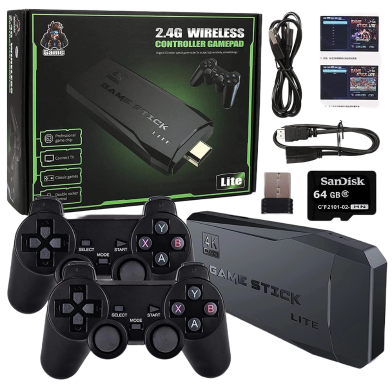 Premium Quality - M8 Game Stick Gamebox Retro Game console 10000 Games image