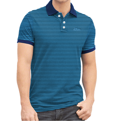 Premium Quality Men's Yarn Dying Spandex Polo RT 267 image