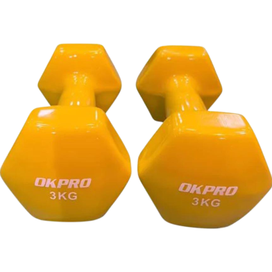 Premium Quality Ok Pro 3 KG Vinyl 1 Pair - Yellow image