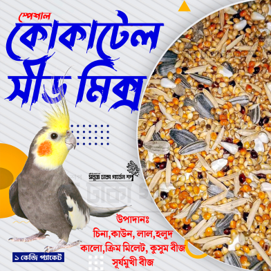 Premium Summer Seed mix Food for Cockatail and Parrot - 1KG image