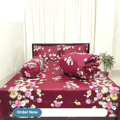 Premium Twill Cotton Comforter Set-5Pcs image