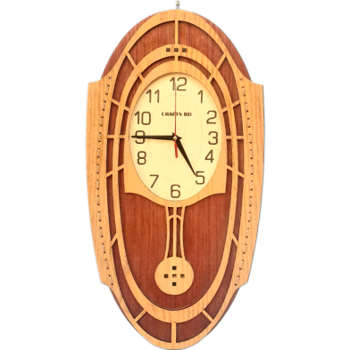 Premium Wooden Wall Clock image