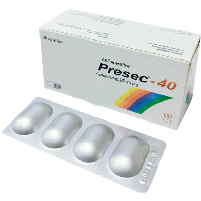 Presec 40 mg - 4's Strip Capsule image