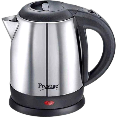 Prestige Stainless Steel Automatic Electric Kettle Auto Shut-Off and Boil-Dry Protection, Cordless,BPA Free-2 Ltr image