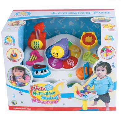 Pretend Light karaoke musical table Play Toy Little Superstar Microphone Set for Kids Early Education -280537761 image
