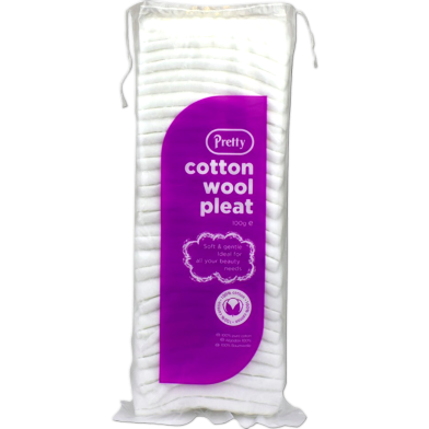 Pretty Cotton Wool Pleat - 100g 100 Percent Pure Cotton image
