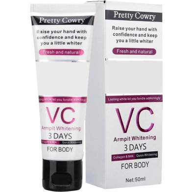 Pretty Cowry VC Armpit 3 Days Whitening Cream - 50 ml image