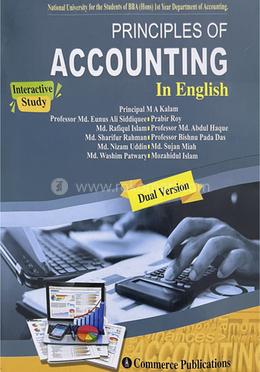 Principles of Accounting In English - Dept. of Accounting 
