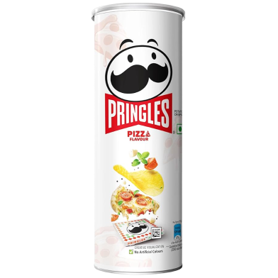 Pringles Pizza Fl. Con Sabor Potato Crisps Chips Jar 158 gm image
