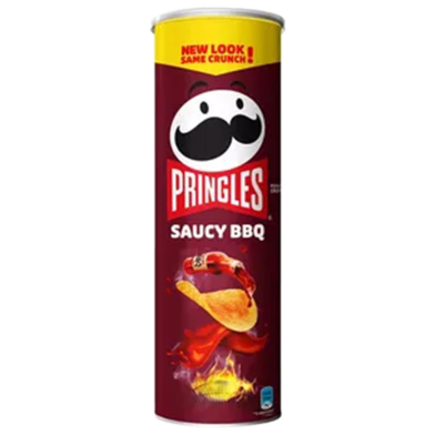 Pringles Saucy BBQ (134 gm) image