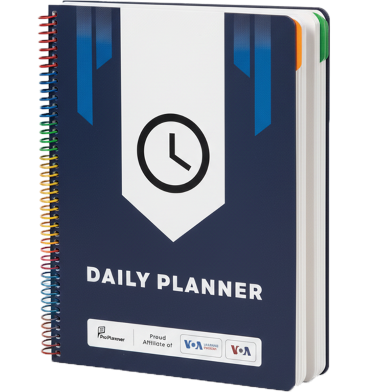 ProPlanner Daily Planner Notebook (For 6 Months) image