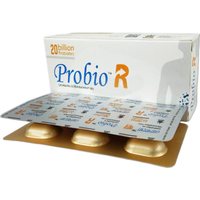 Probio R 20 Billion Capsule 6's Strip image