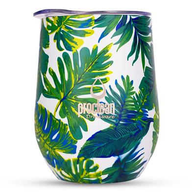 Proclean Tropical Coffee Mug (SS Thermos) Green - 350 Ml image