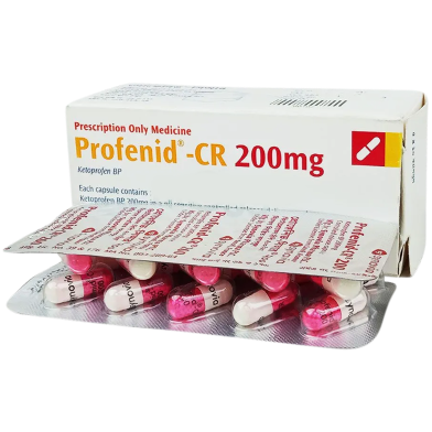 Profenid CR 200mg Capsule 10's Strip image