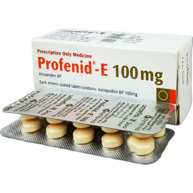 Profenid-E 100mg Tablet 10's Strip image