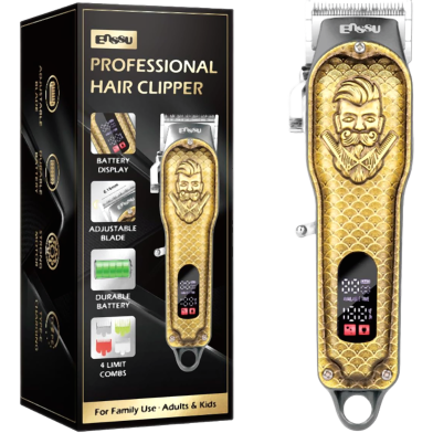 Professional Hair Clippers For Barbers Cordless Clippers For Hair Cutting With Led Display Usb C Rechargeable Beard Trimmer Barber Clippers Set Haircut Clipper For Men Adults Kids image