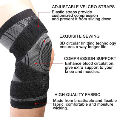 Professional Knee Brace for Knee Pain Men Women Knee Compression Sleeve Support for Running GYM Workout Sports Joint Pain Relif Slide 5