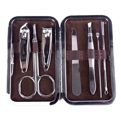 Professional Nail Pedicure Set Stainless Steel Nail Cutting Machine Kit Tool - 7 Pcs image