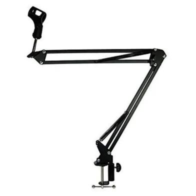 Professional Recordng Microphone Stand Suspension Scissor Arm For Dynamic and Condenser Mic (Black) image
