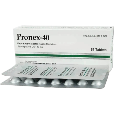 Pronex 40 Mg Tablet 14's Strip image
