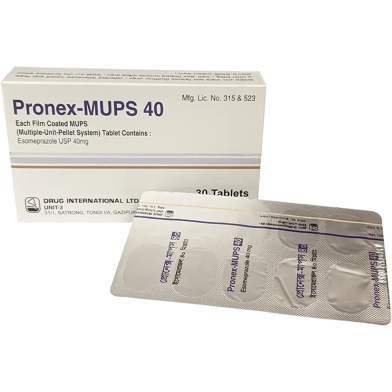 Pronex-MUPS 40 mg 10's Strip Tablet image