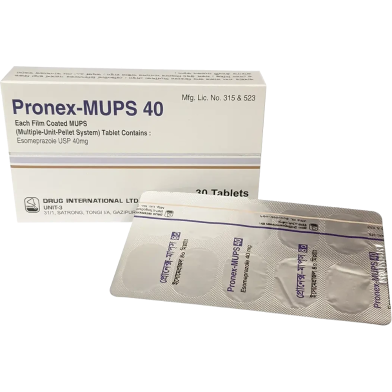 Pronex-MUPS 40 mg MUPS Tablet 10's Strip image