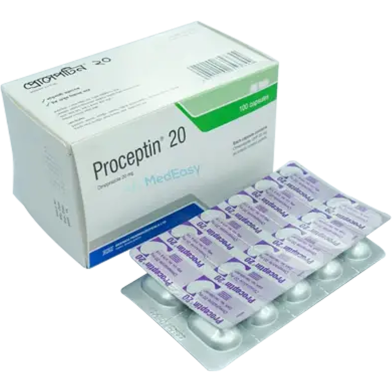 Prosectil 20 mg Capsule 10's Strip image